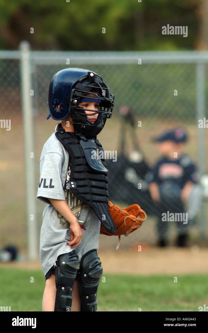Little league baseball batter catcher hi-res stock photography and images -  Alamy