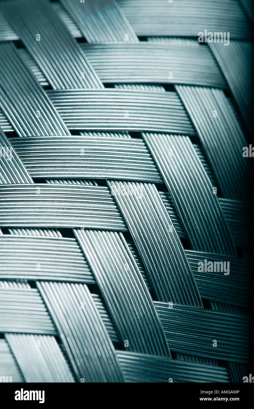 Macro photo of a high quality wire mesh From car filter selective focus Stock Photo