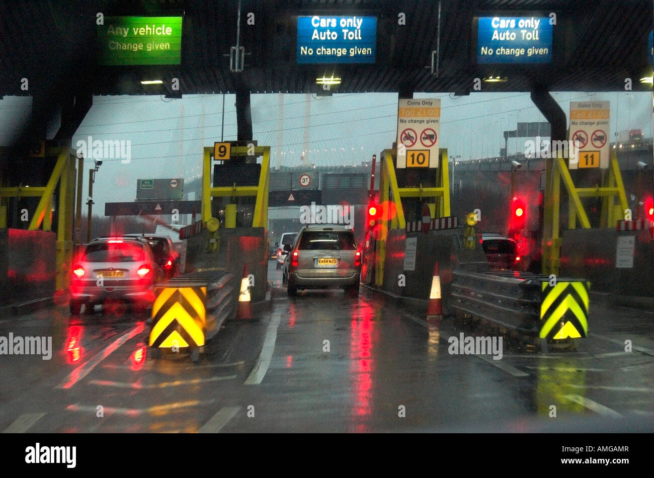 Dartford Tunnel Toll Gate Stock Photo Alamy