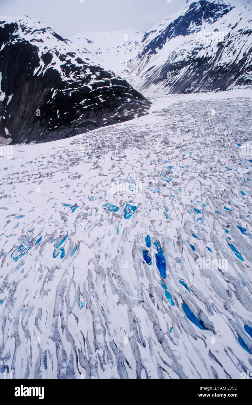 Alaska, Southeast, North Sawyer Glacier, Tracy Arm Stock Photo