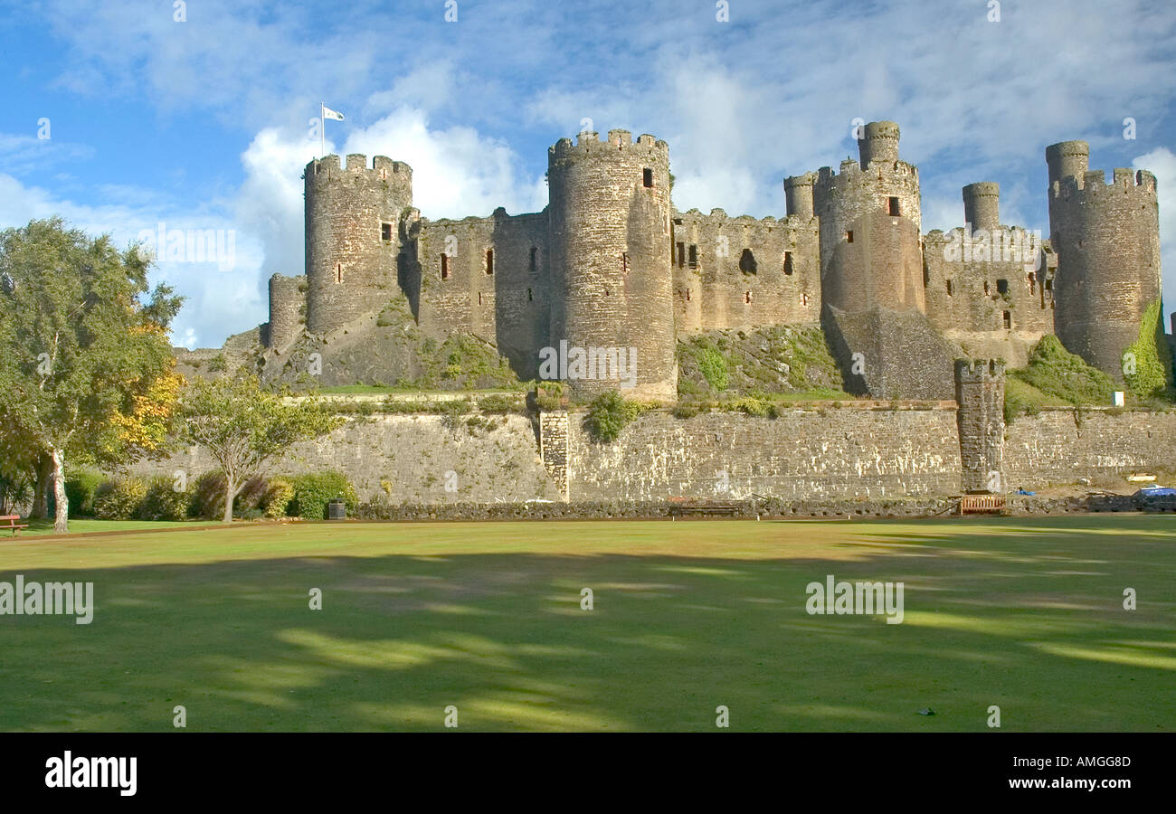 Conwy Castle Stock Photo Alamy
