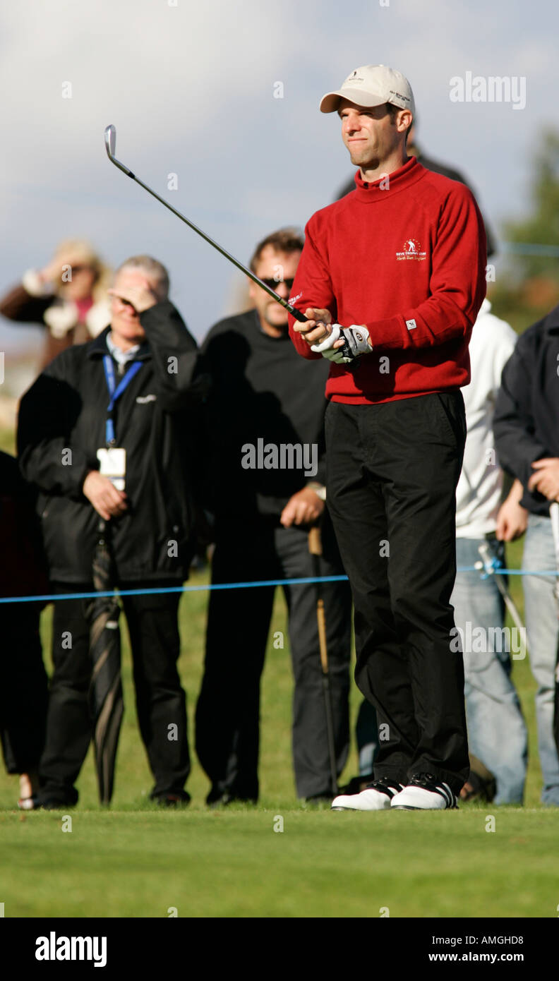 Pro Golfer Paul Casey at the Seve Trophy 2005 Stock Photo