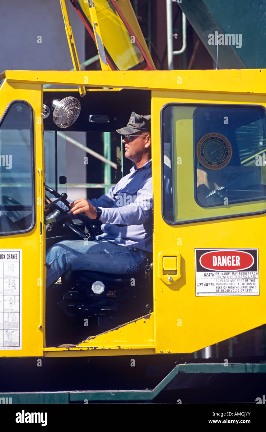 Construction crane Miami Florida America USA Stock Photo Alamy