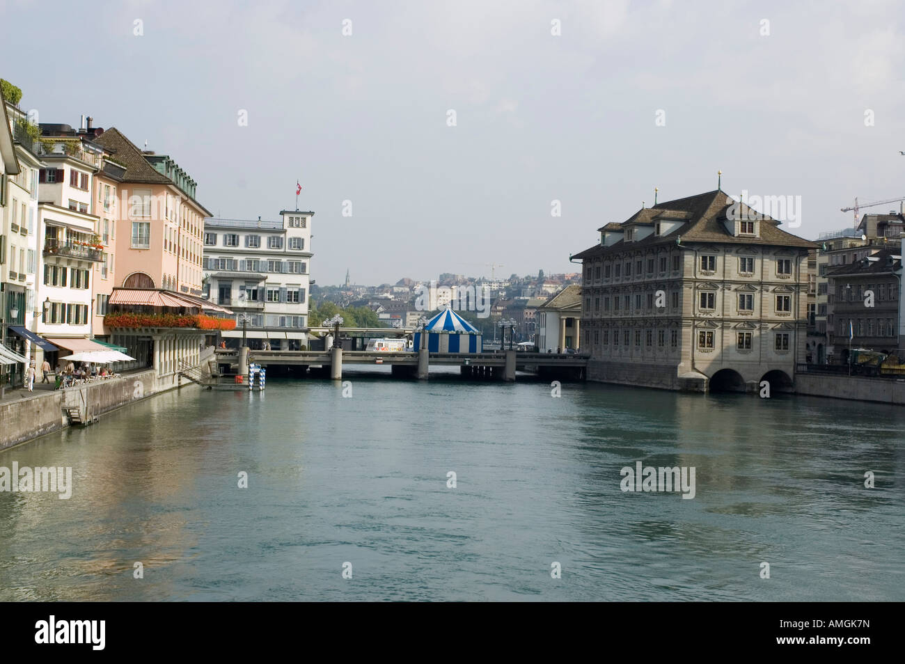 Switzerland, Zurich, Limmat River Stock Photo - Alamy