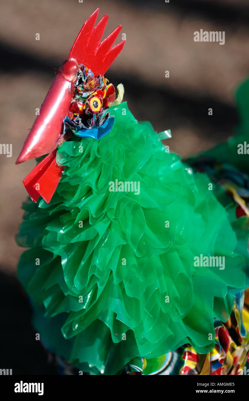 Close up of African plastic bag chicken toy recycling Stock Photo Alamy