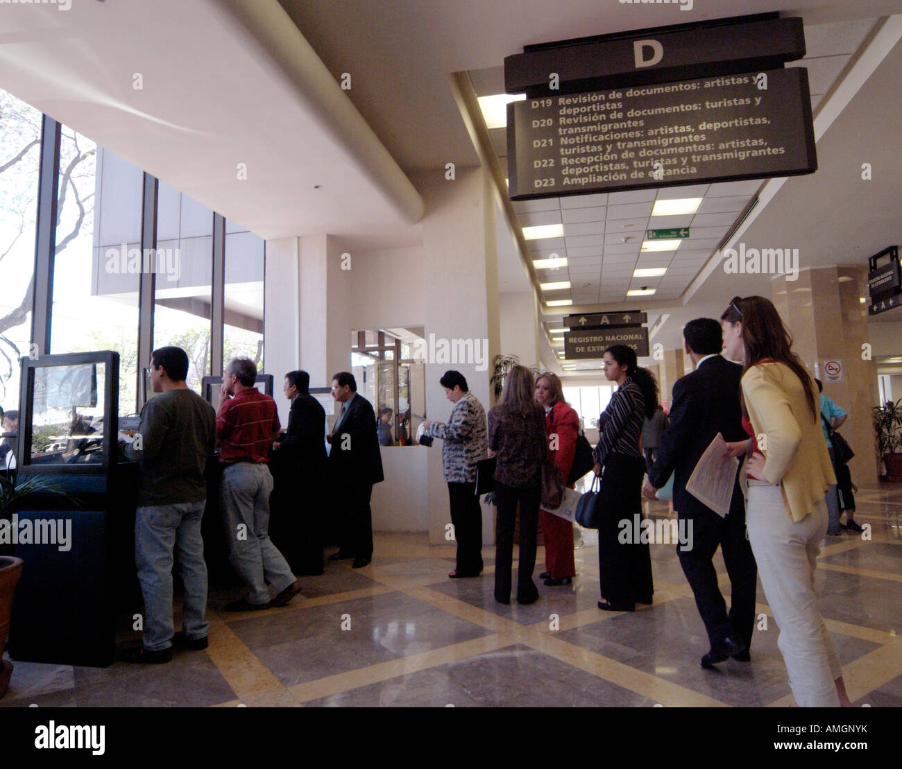 Mexico Mexican Immigration Authority Stock Photo Alamy