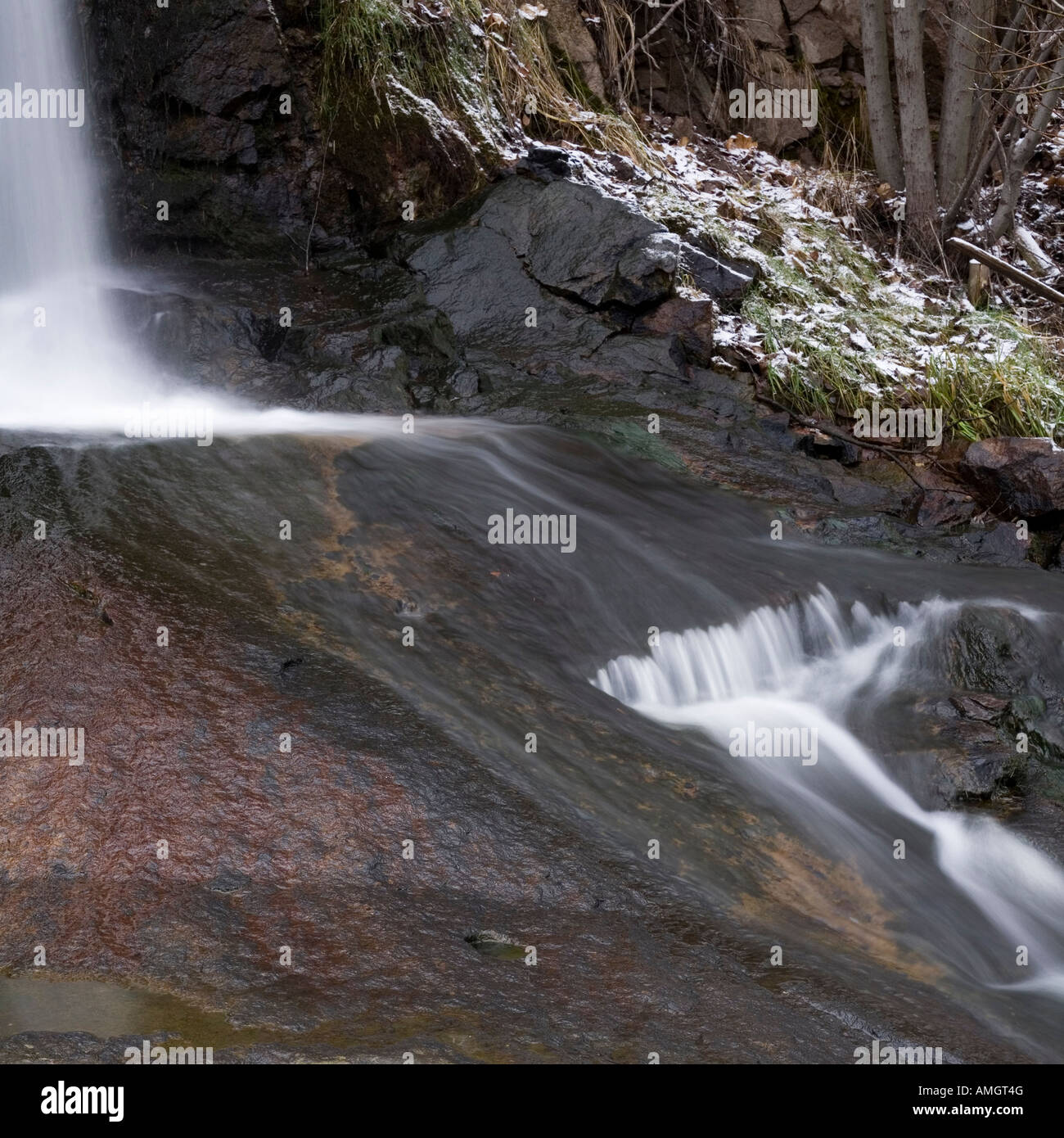 Bottom of Waterfall Stock Photo Alamy