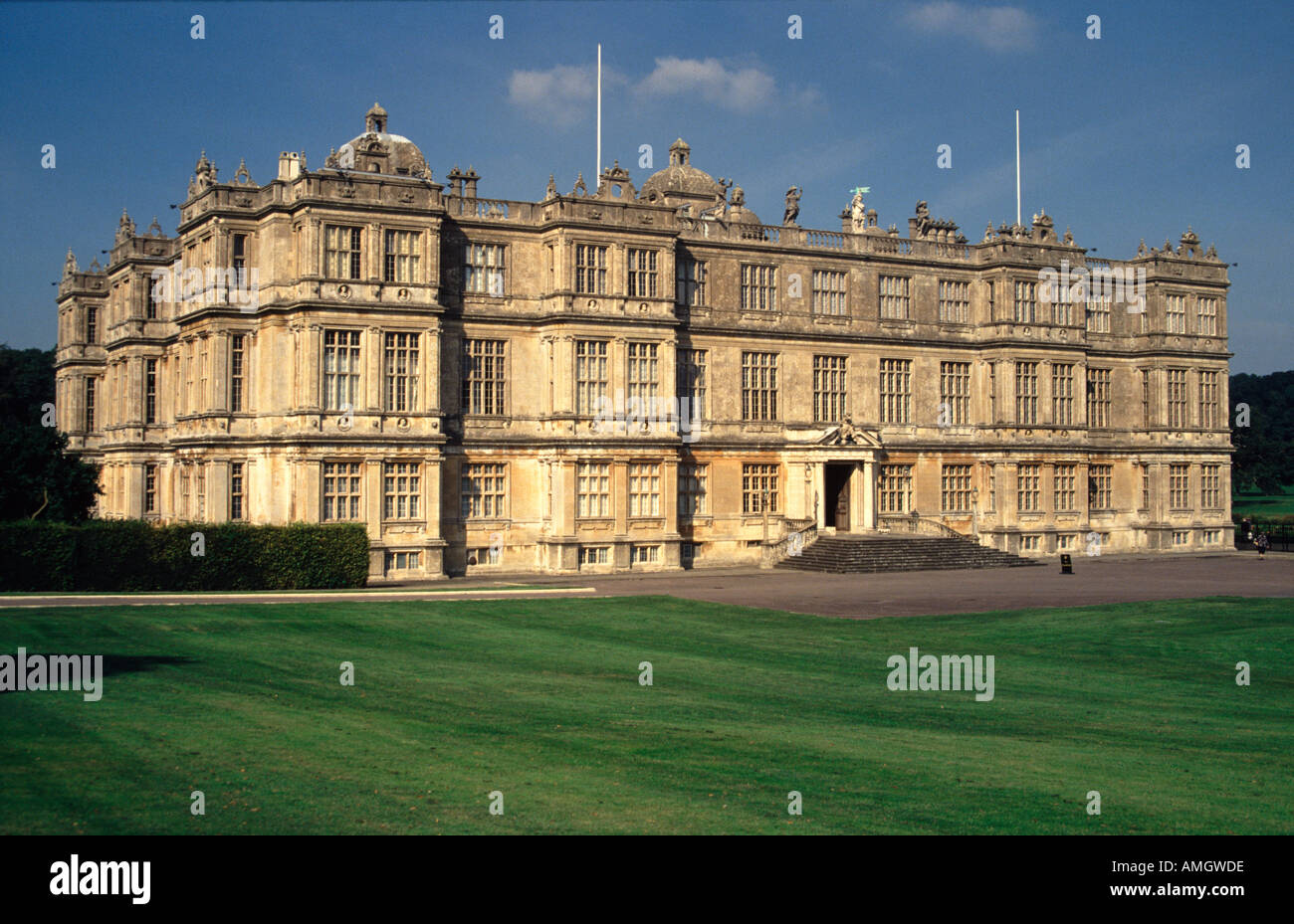 Longleat House Wiltshire England UK Home of the Marquis of Bath and the Longleat Wildlife Park Stock Photo