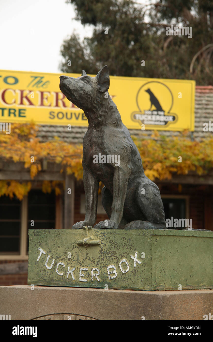 The Dog on the Tuckerbox Gundagai New South Wales Australia Stock Photo