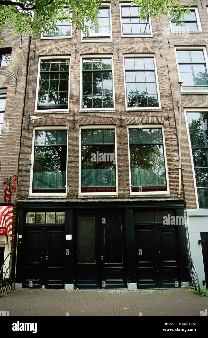 Anne Frank’s House, 263 Prinsengracht, Amsterdam, Holland Stock Photo