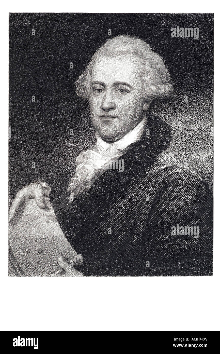 SIR WILLIAM HERSCHEL Frederick 1738 1822 German born British astronomer largest telescope Uranus private astronomer King George Stock Photo