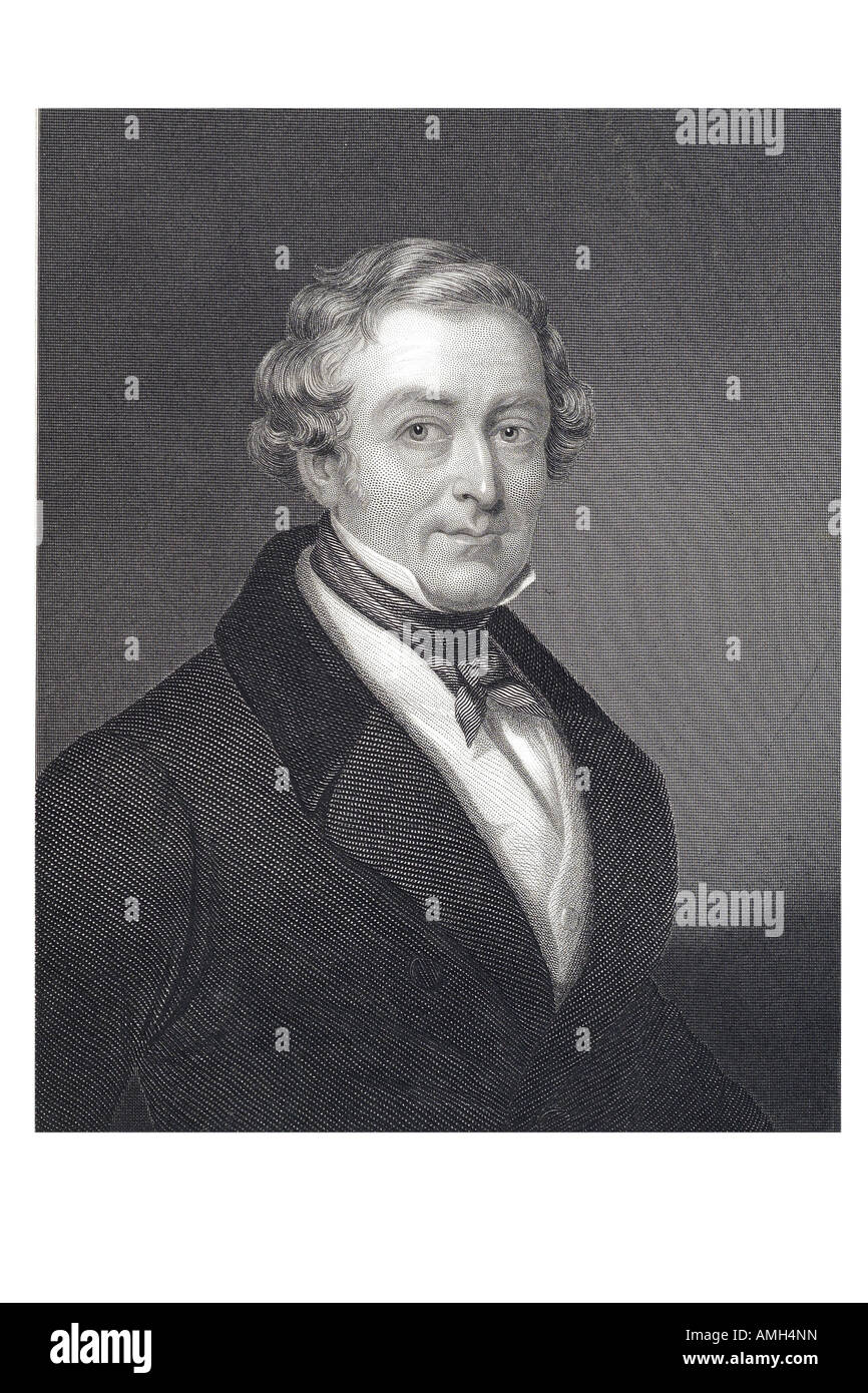 SIR ROBERT PEEL THE YOUNGER British statesman Prime Minister 1788 1850  Right Honourable 2nd Baronet founder Conservative Party Stock Photo