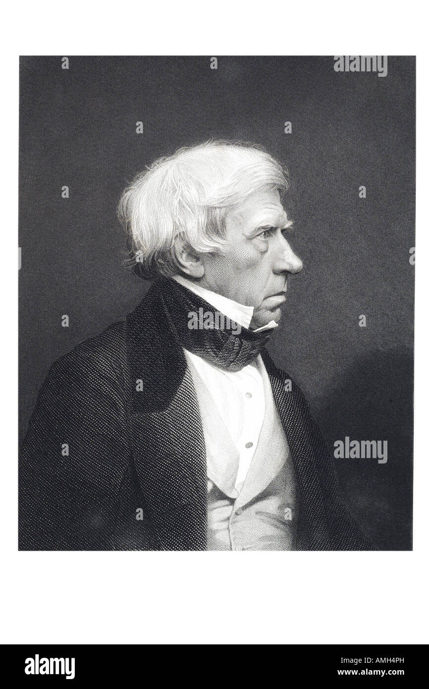 Lord Brougham Right Honourable Henry 1st Baron Vaux 1778 1868 Lord High Chancellor Great Britain British statesman lawyer Scotla Stock Photo