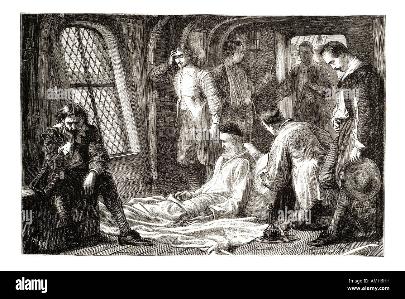 death Robert Blake 1599 1657 military commander Commonwealth England english famous admiral Member Parliament Siege Bristol Lym