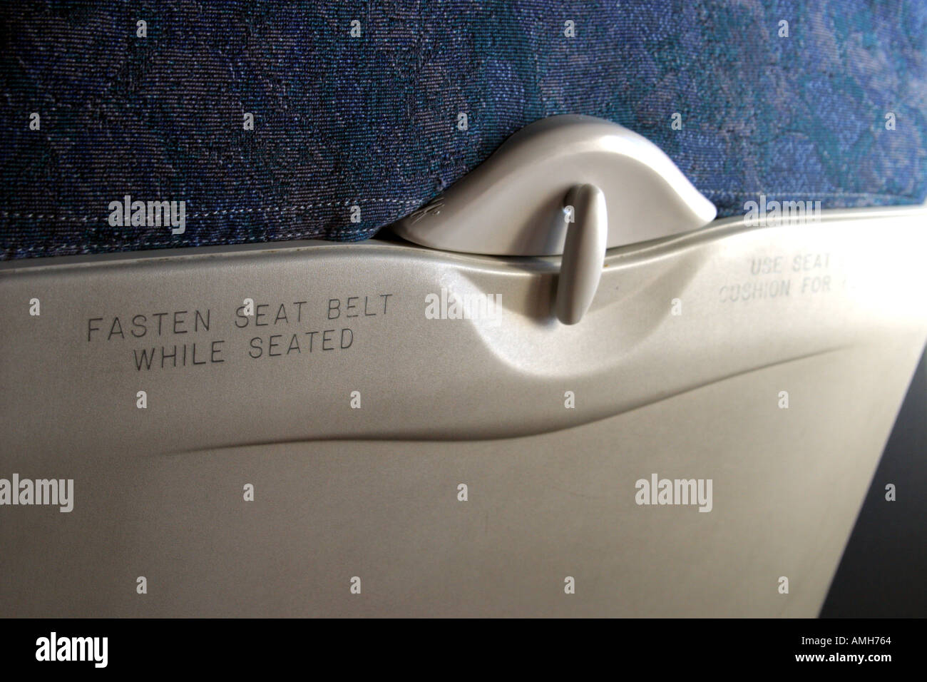 Airline tray table Stock Photo Alamy