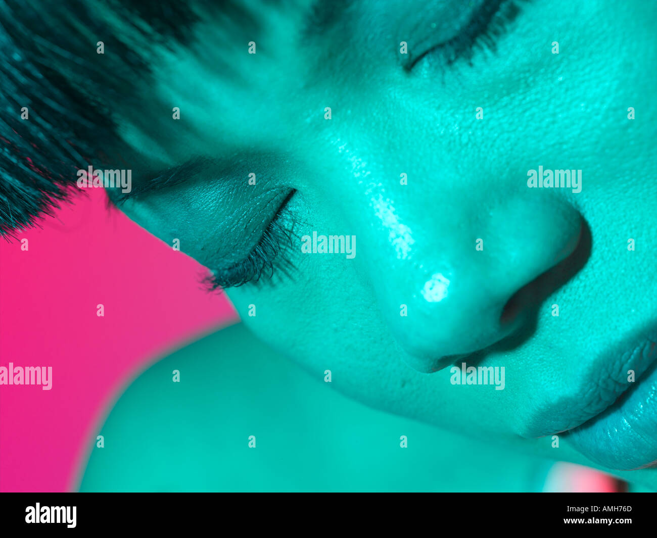Face girl sleep hi-res stock photography and images - Alamy