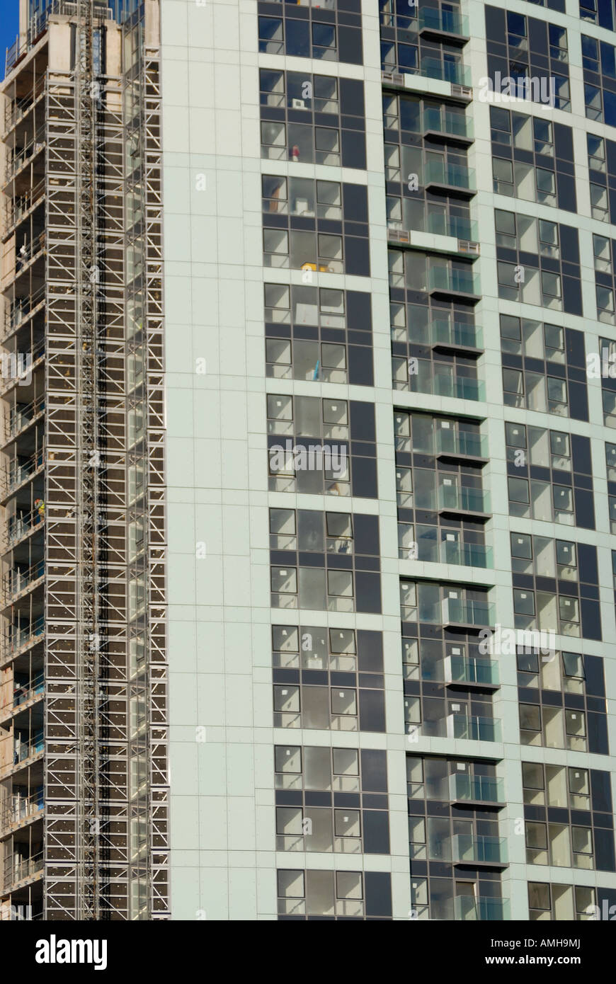 New luxury apartment highrise building under construction on Princes ...