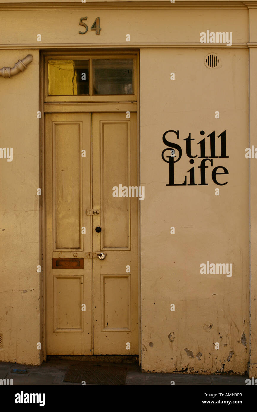 Locked door in Edinburgh, Scotland. Very still life Stock Photo Alamy