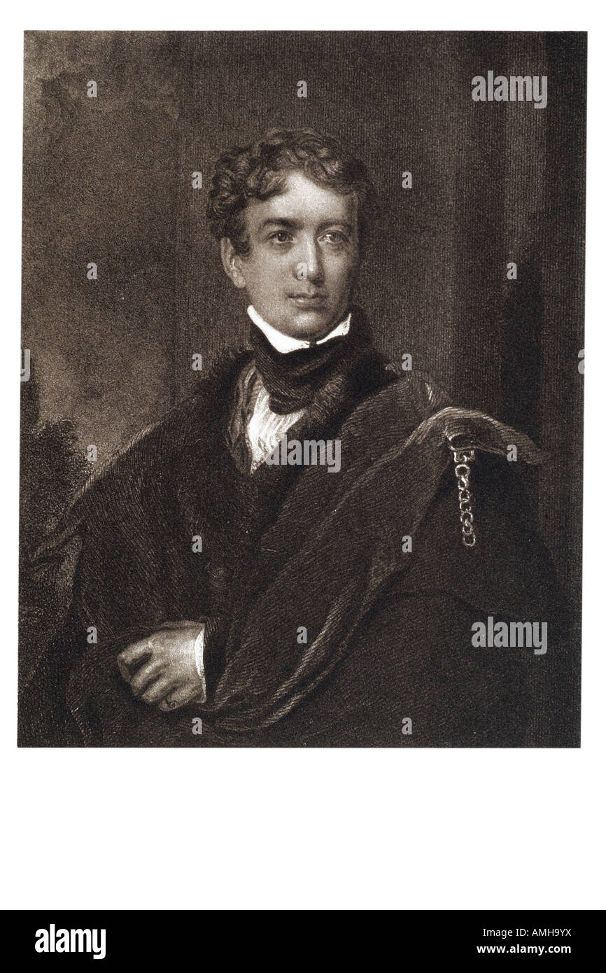 Lord John George Lambton, 1st Earl of Durham Radical Jack governor general canada 1838 earl of durham British Whig statesman col Stock Photo