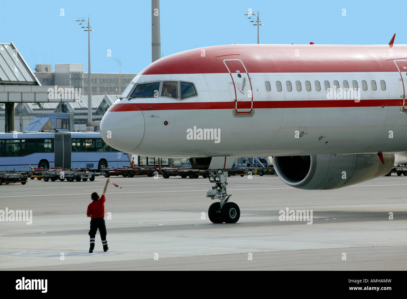 Airfield pilot hi-res stock photography and images - Alamy