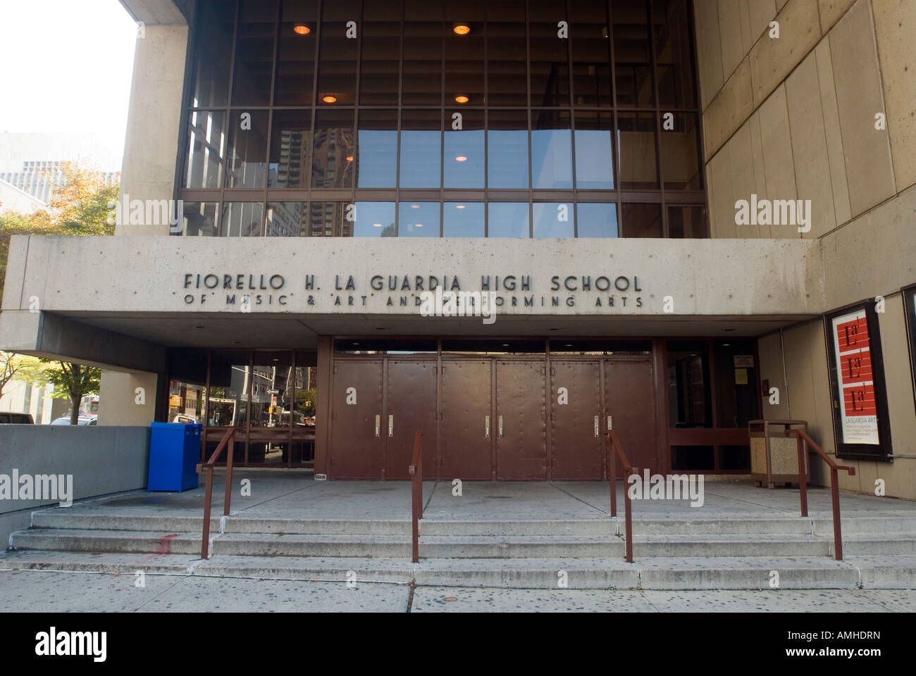 Fiorello H LaGuardia High School for Music Art and Performing Arts in NYC Stock Photo