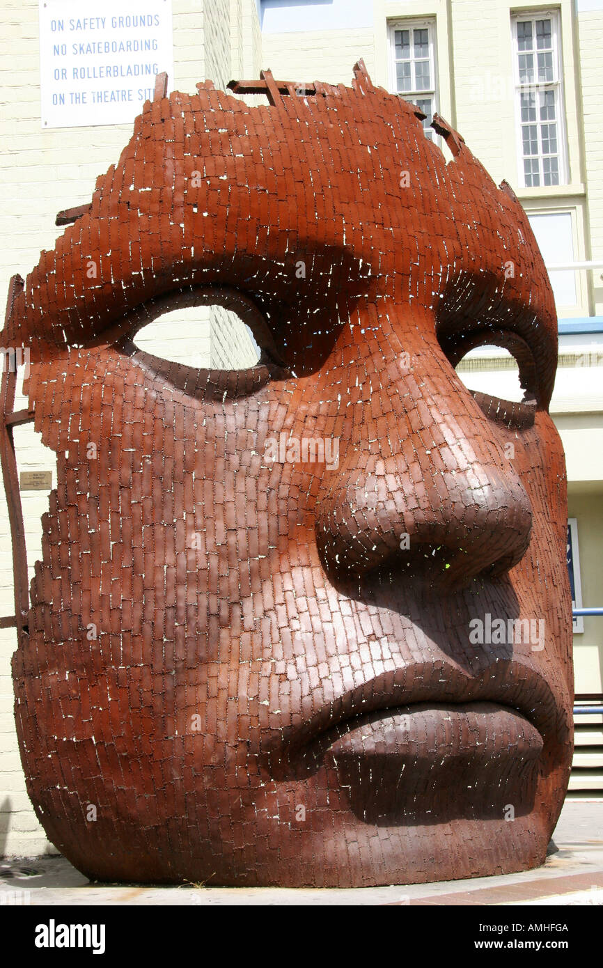 Sculpture outside The Marlowe Theatre Canterbury Kent Stock Photo Alamy