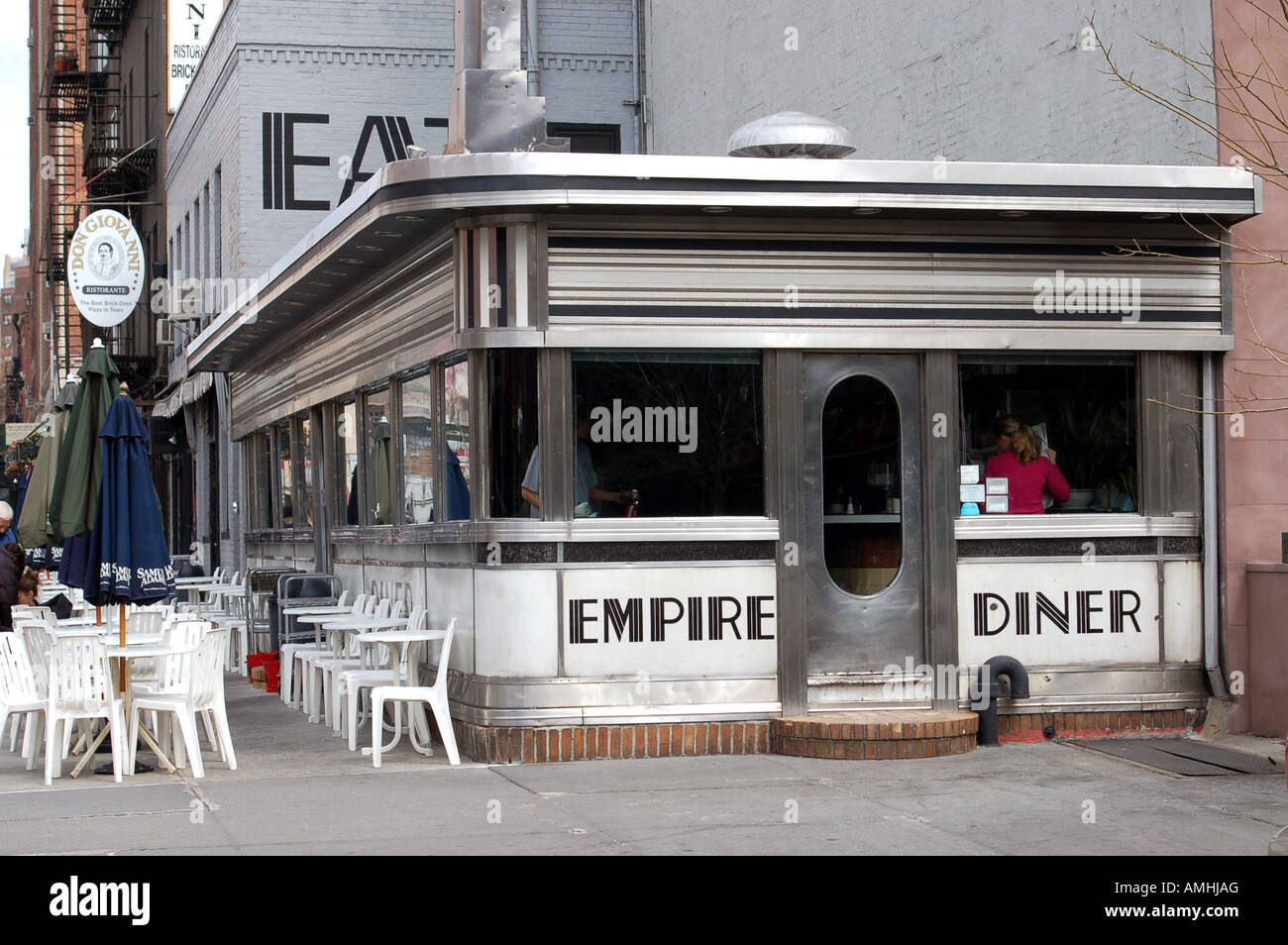 Empire Diner, Chelsea, New York Stock Photo