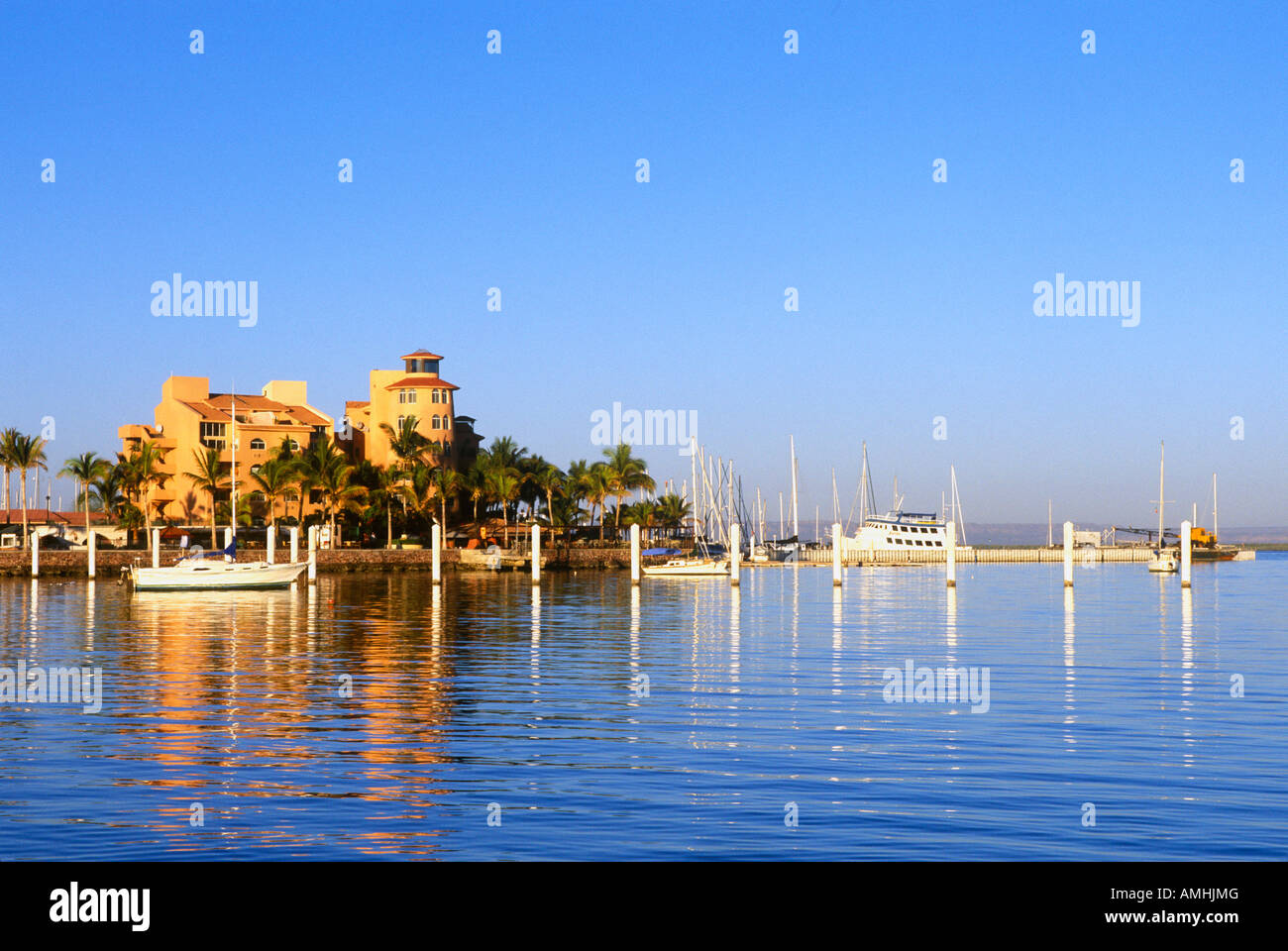 Mexico, Baja California Sur, La Paz, Harbor Marina Stock Photo Alamy