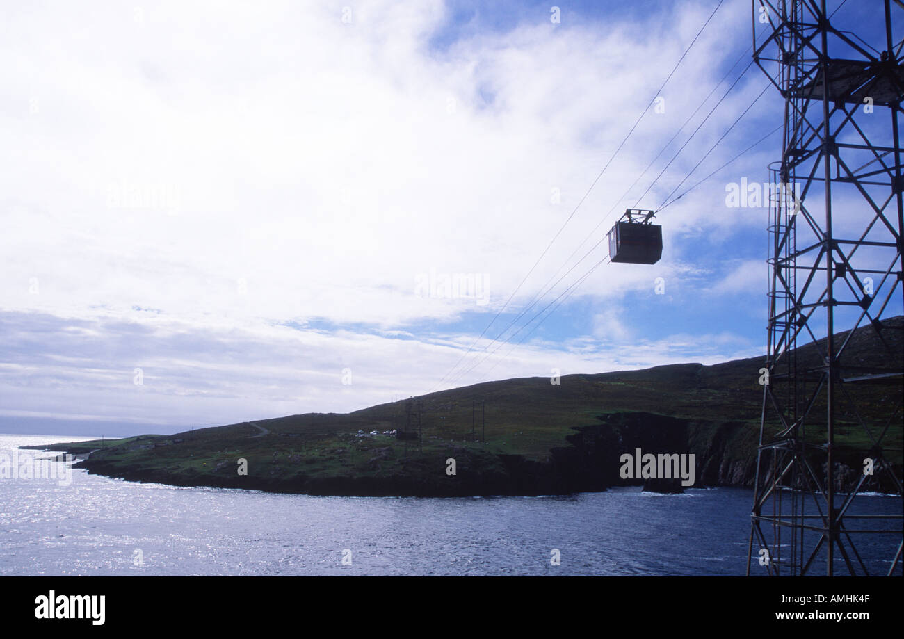 Dursey Island cable car Dursey Sound County Cork Ireland Stock Photo