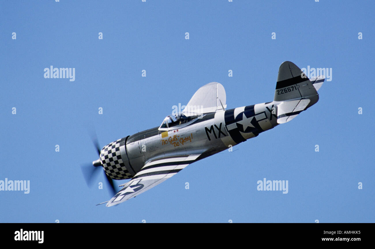 Republic P47 Thunderbolt Stock Photo