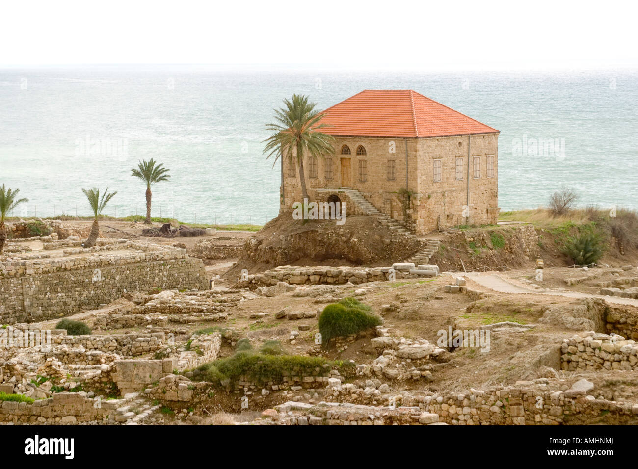 House in Byblos Lebanon Stock Photo Alamy