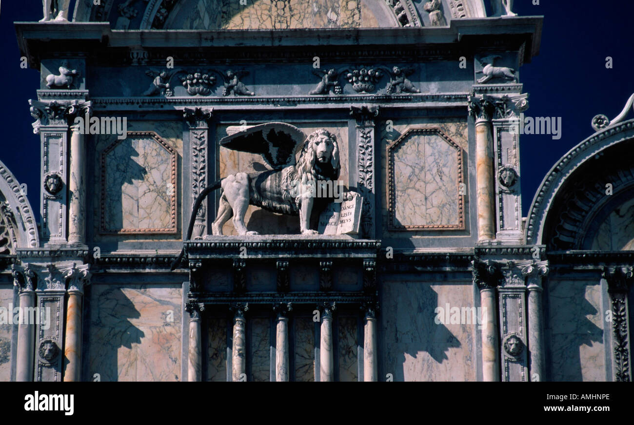 Venedig, Stadtteil Castello, Scuola Grande di San Marco, 1488 von Pietro Lombardo erbaut, Renaissancebau Stock Photo