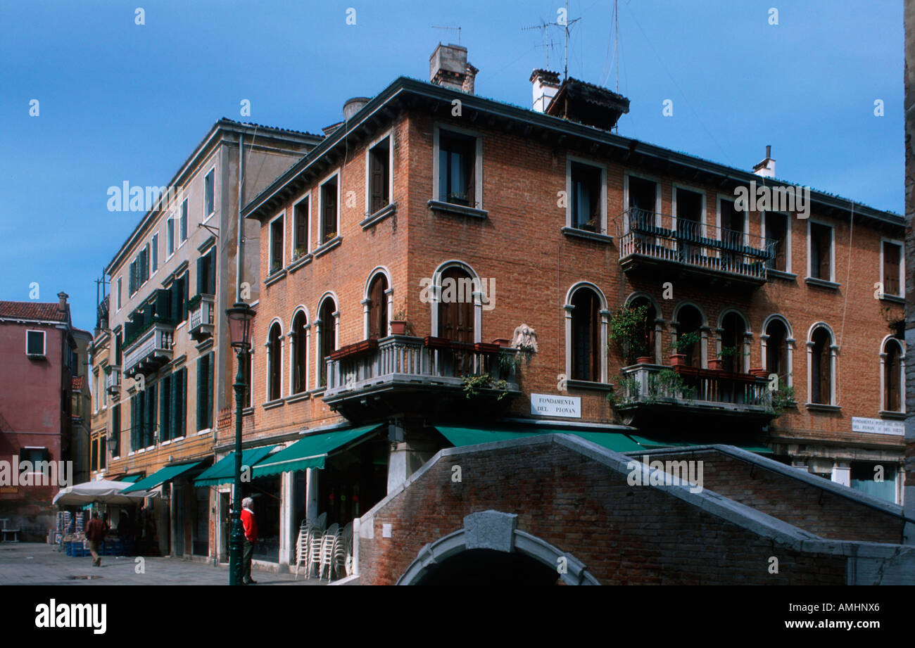Venedig, Stadtteil San Marco, Kanal, Ponte S. Maria Nova Stock Photo Alamy