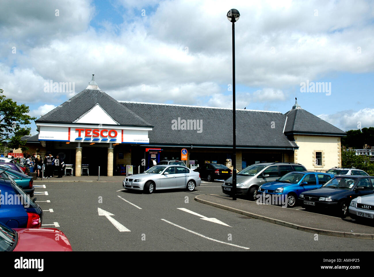 Tesco Doune Road Dunblane Scotland Stock Photo Alamy
