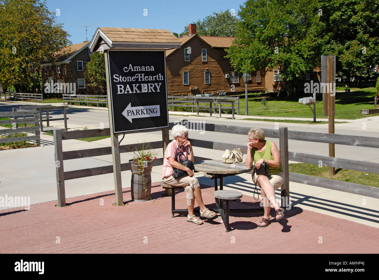 Historic Amana Colonies Iowa IA Stock Photo Alamy