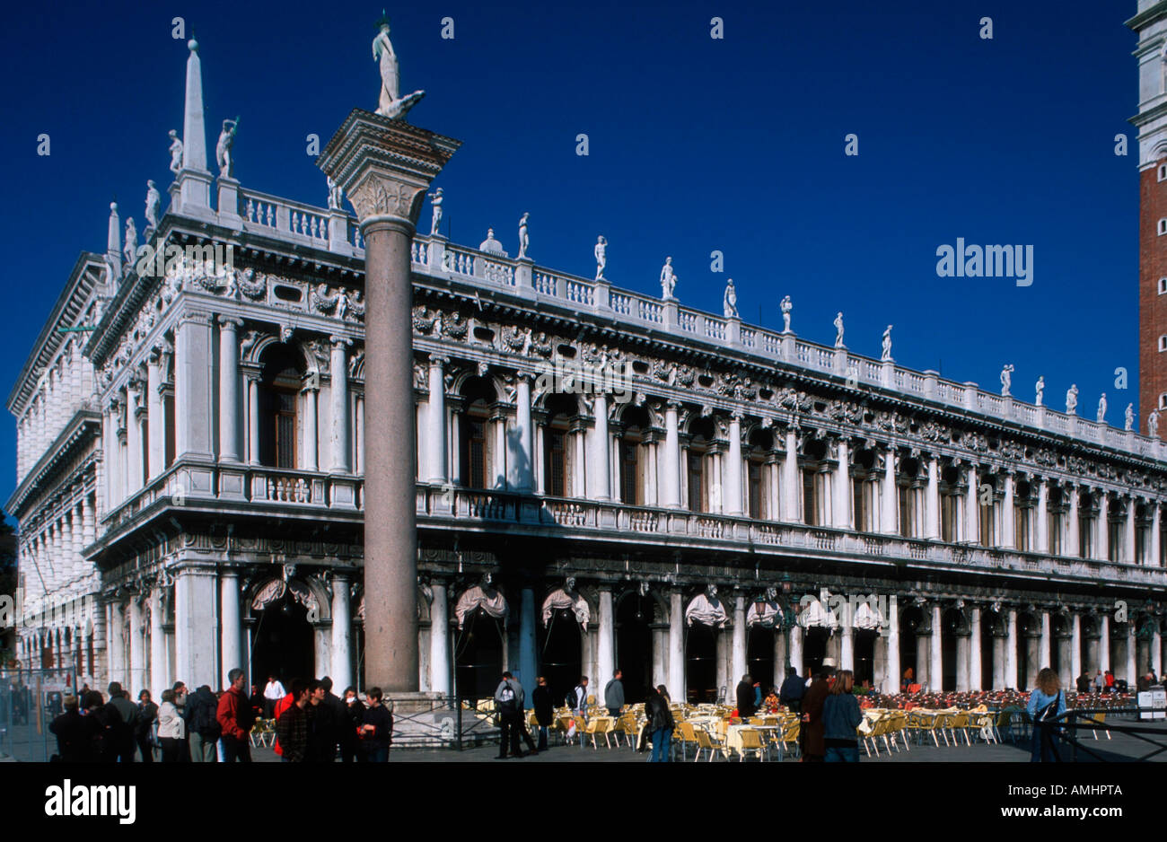 Venedig, Stadtteil San Marco, Piazetta, Libreria, Bibliotheca Marciana Stock Photo