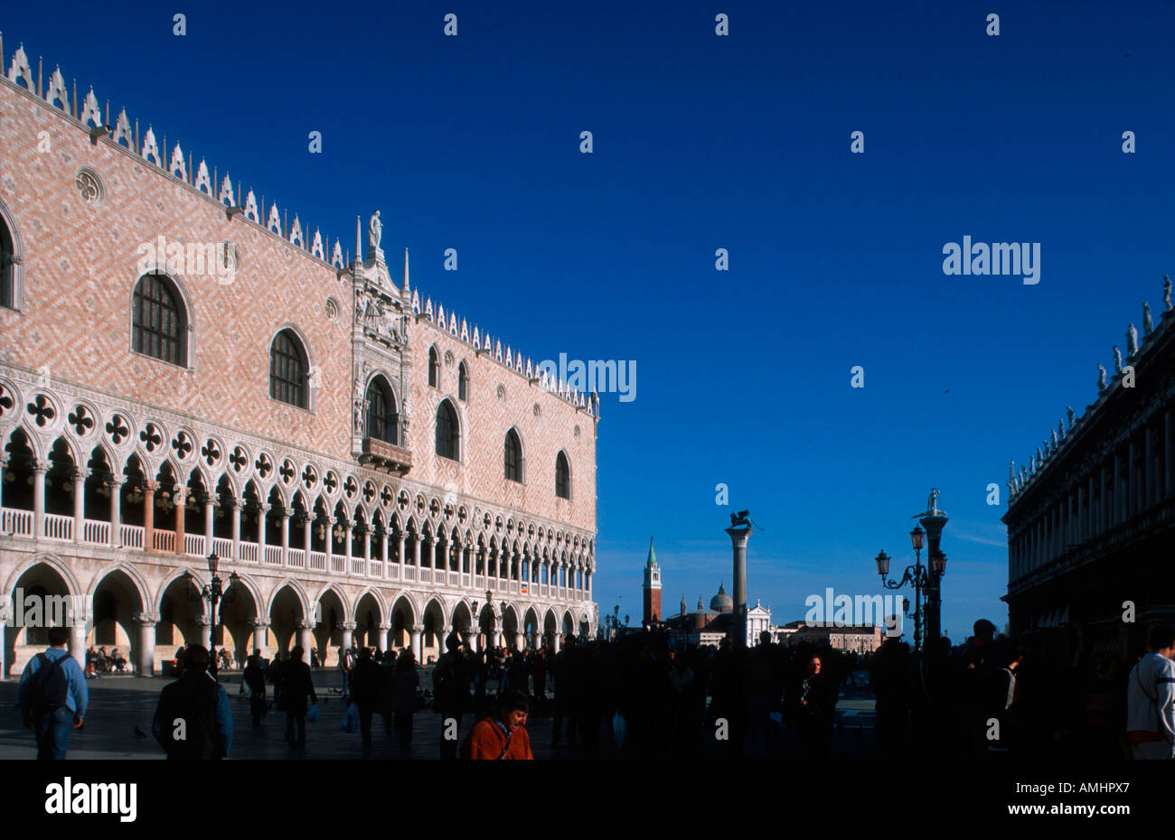 Venedig, Stadtteil San Marco, Piazetta, Palazzo Ducale, Dogenpalast Stock Photo