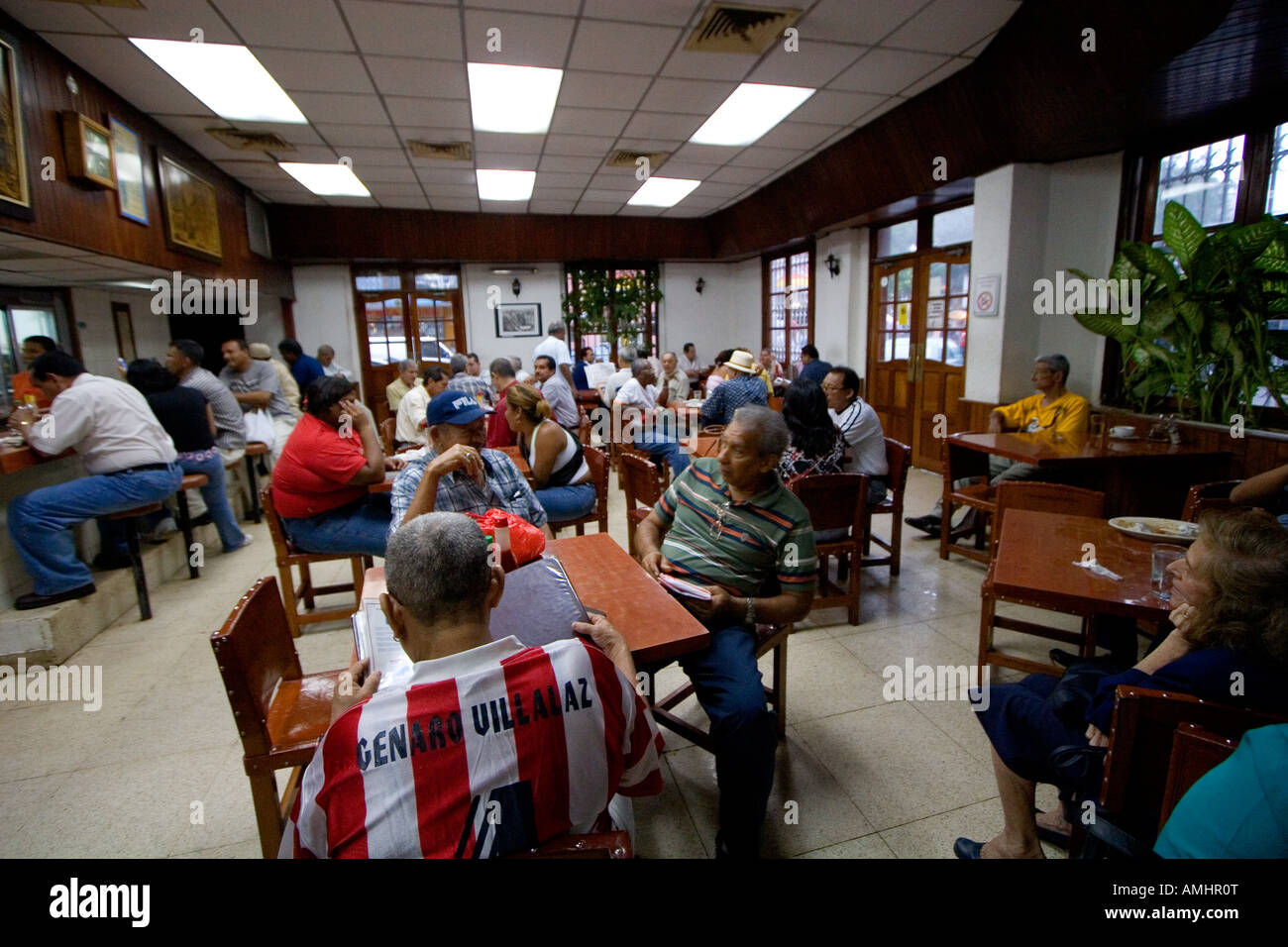 Panama City, Panama, Cafe Coca Cola, a popular place for locals to hang out  for food and coffee Stock Photo - Alamy