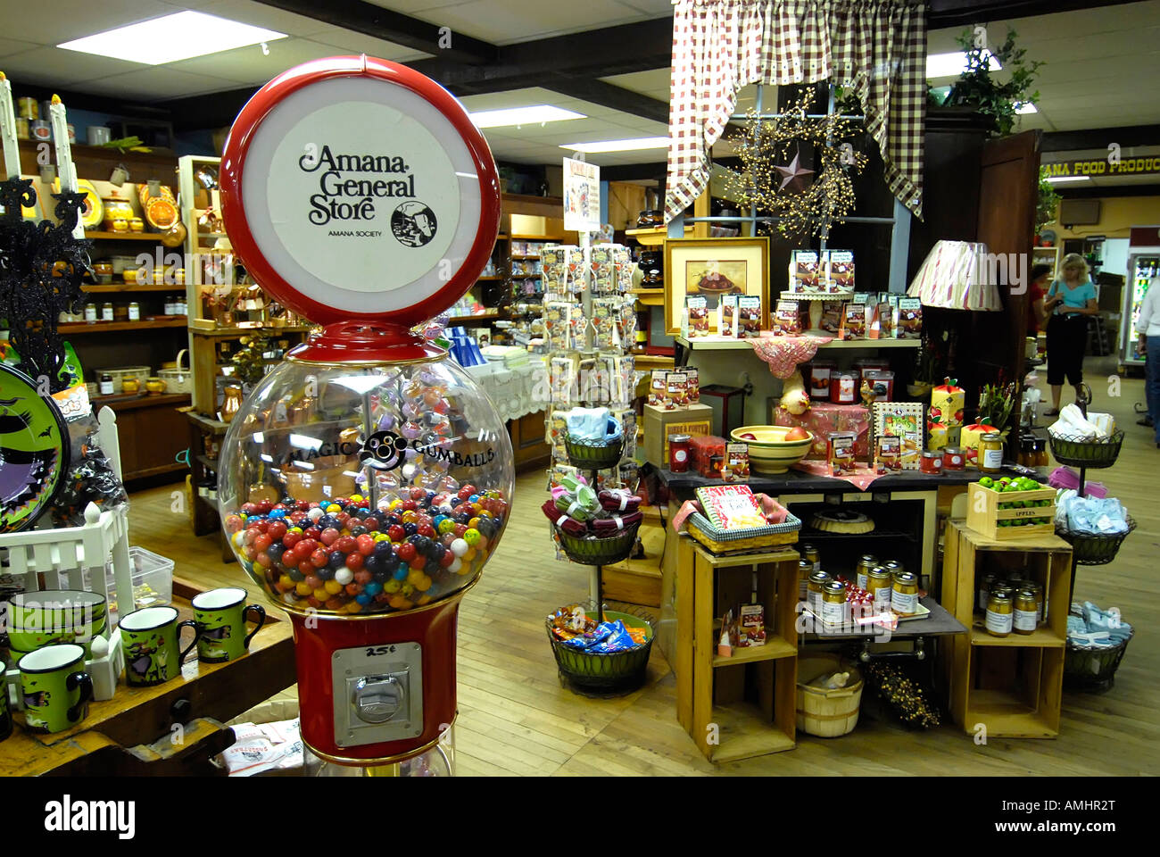 Famous Amana General Store at the Historic Amana Colonies Iowa IA Stock