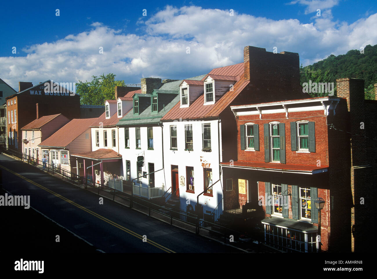 Main Street in Harpers Ferry WV Stock Photo Alamy