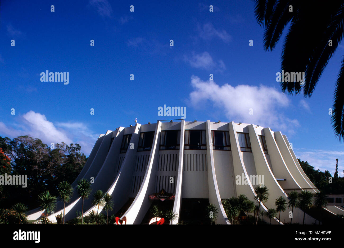 Portugal, Madeira, Funchal, Casino, erbaut nach Plänen von Oscar Niemeyer Stock Photo