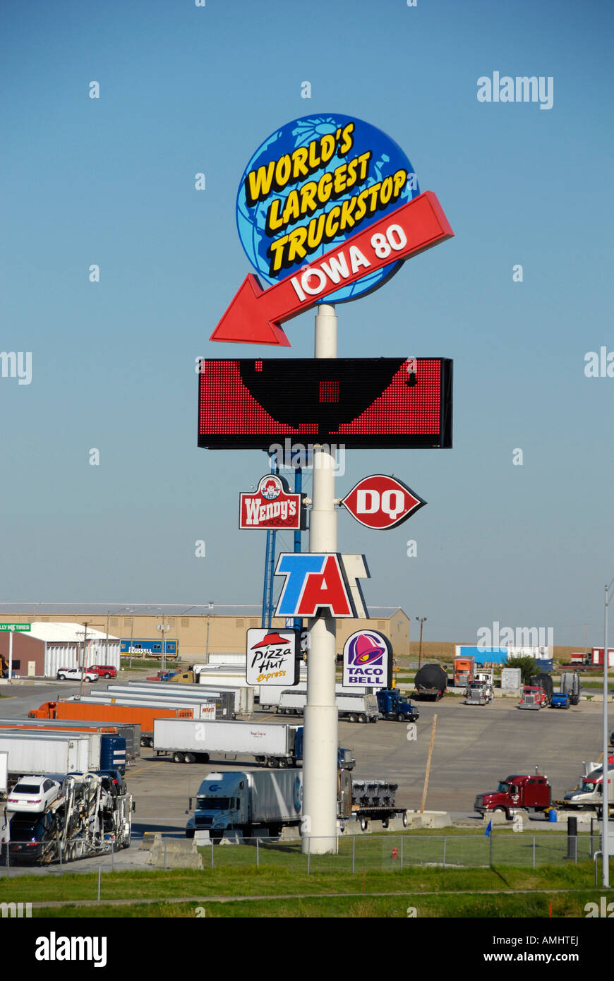 Iowa 80 is the largest truck rest stop in the world located on