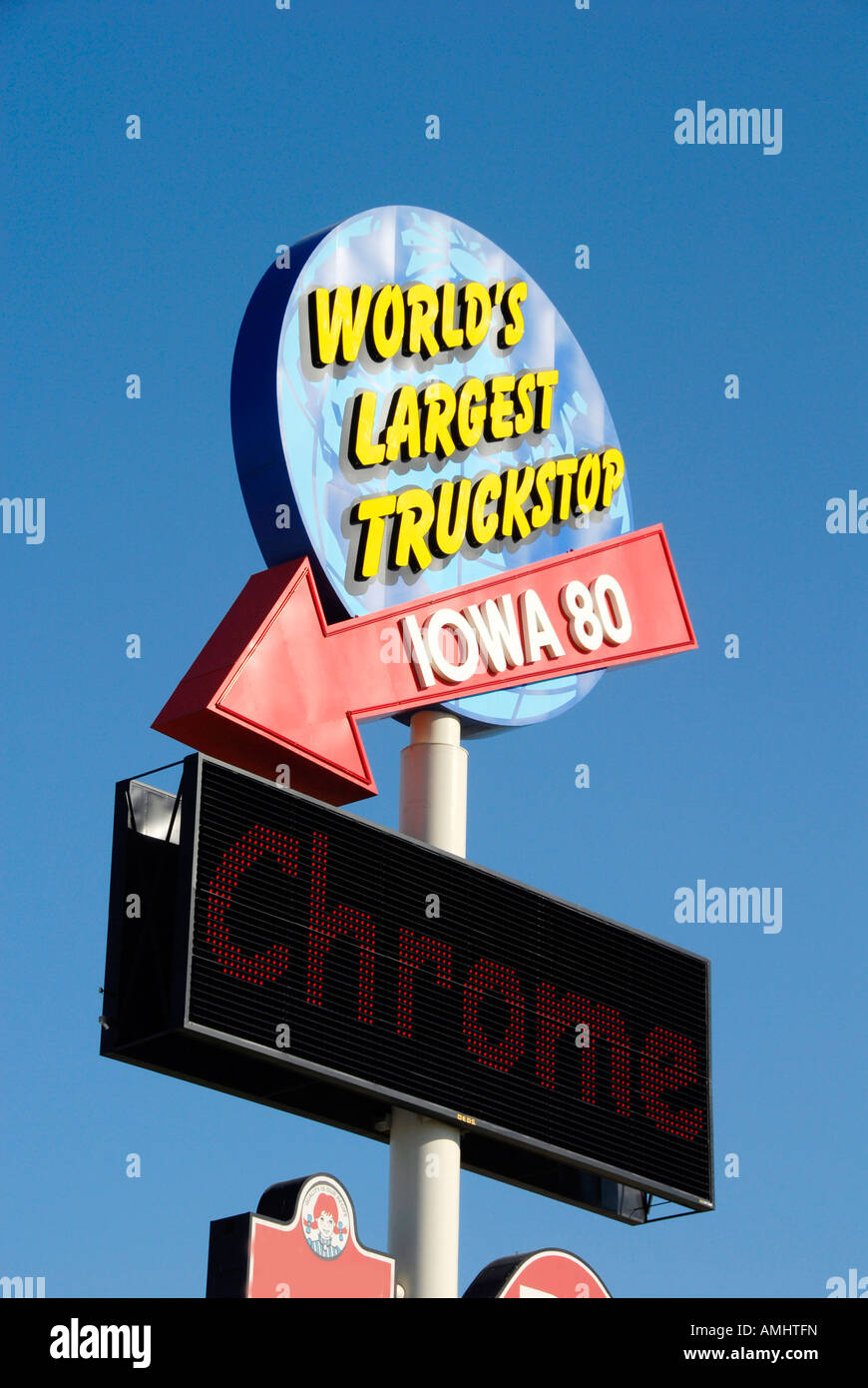 Iowa 80 is the largest truck rest stop in the world located on