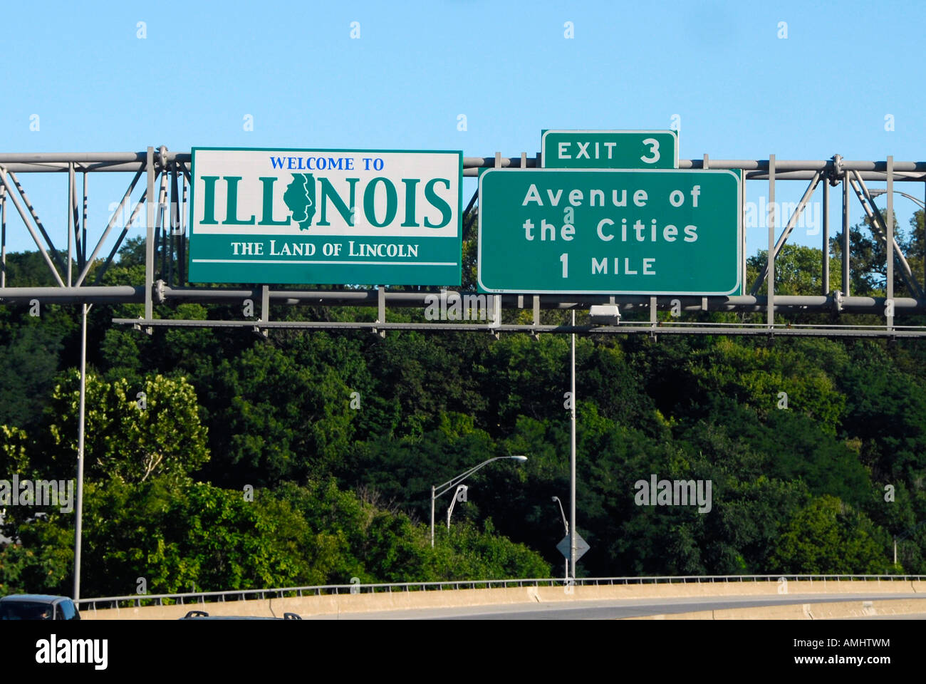 Welcome To Illinois Sign High Resolution Stock Photography And Images Alamy