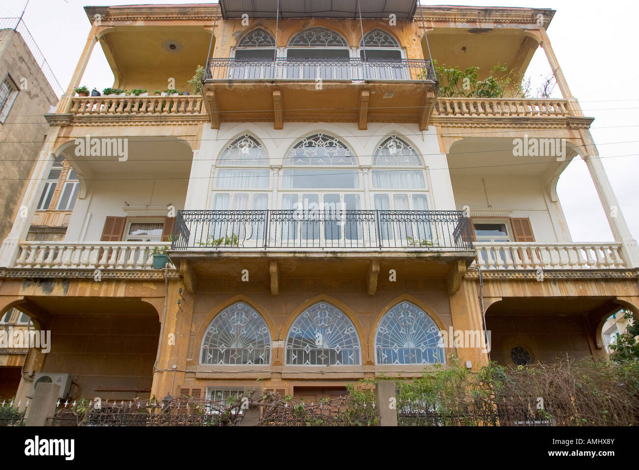 Classical old stone building Beirut Lebanon Stock Photo Alamy