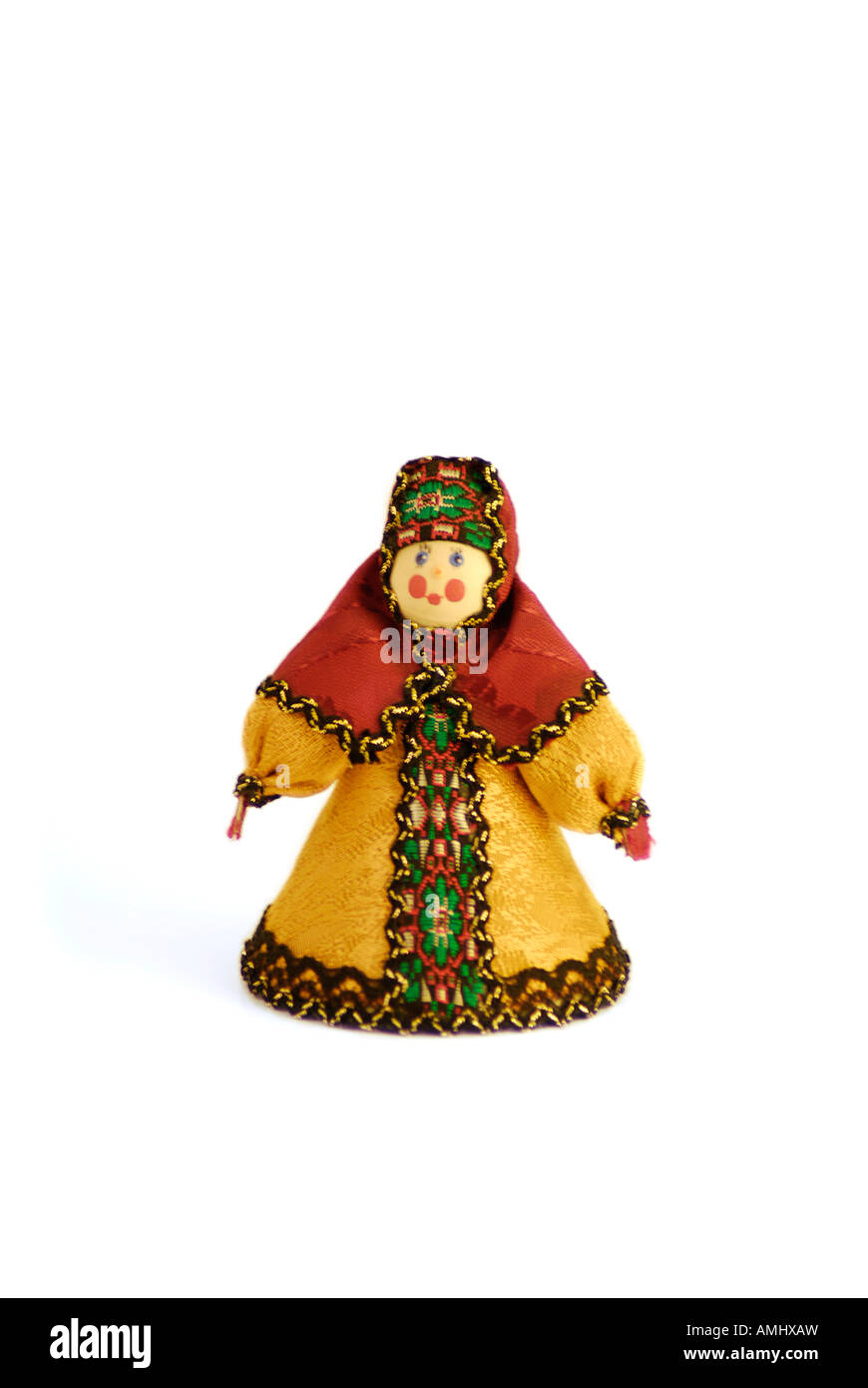 Small Russian Doll in Traditional Costume Stock Photo - Alamy