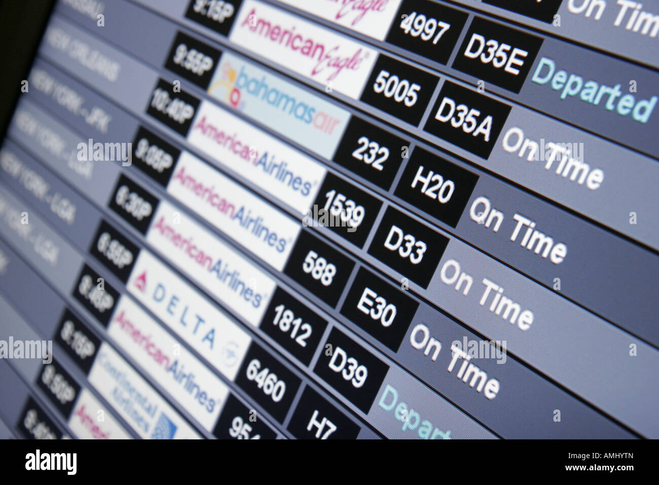 Miami Florida,Miami Airport,flight schedule monitor,departures,arrivals
