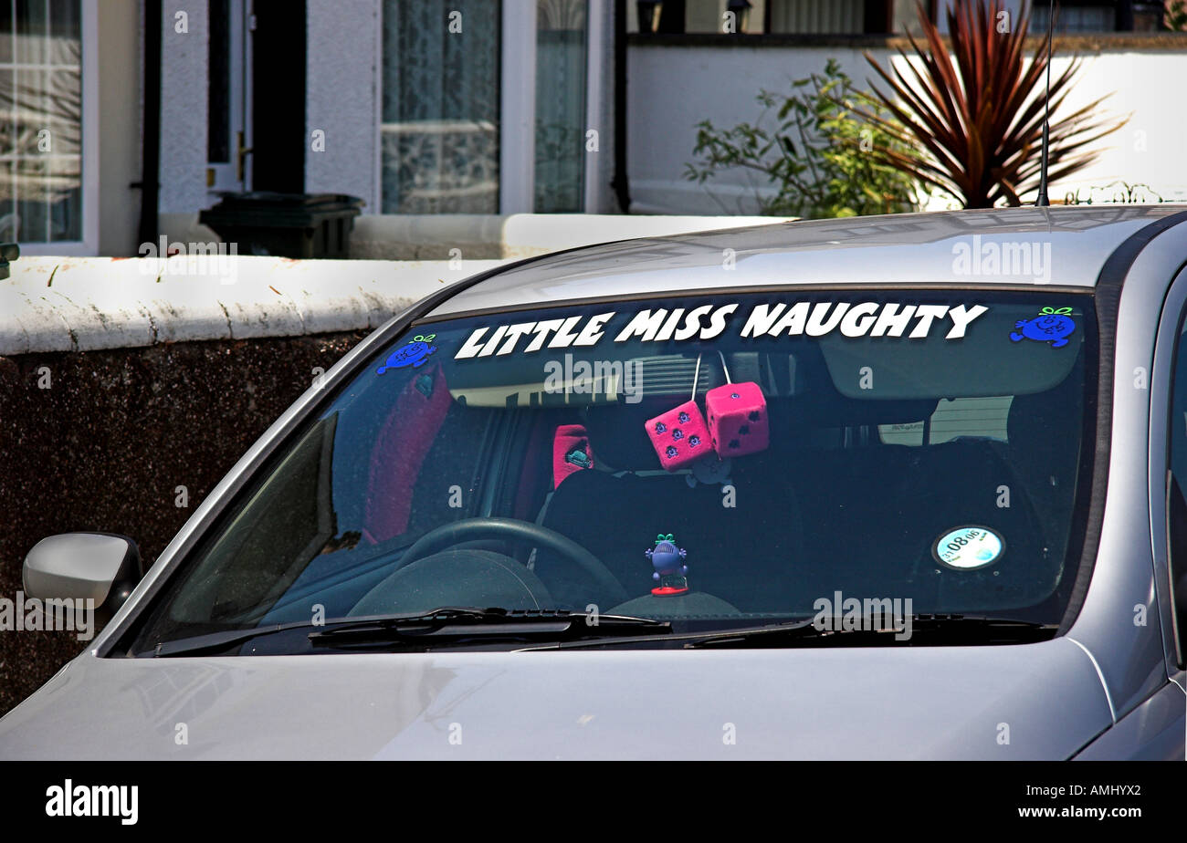 Decorated Car Rodney Road Newport South East Wales Stock Photo Alamy