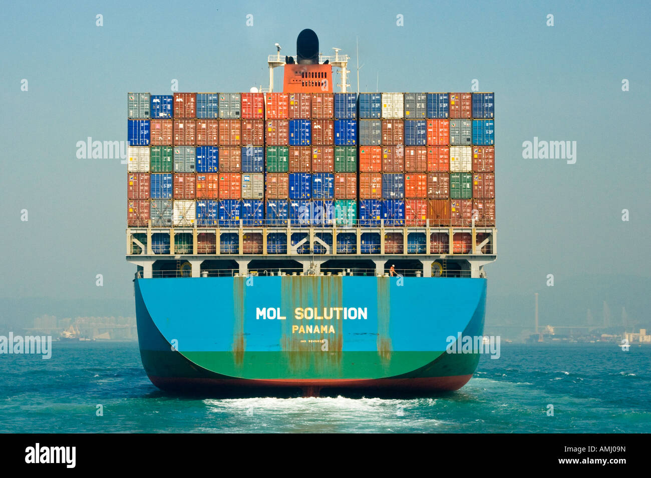 Mol Freighter Ship Hong Kong SAR Stock Photo
