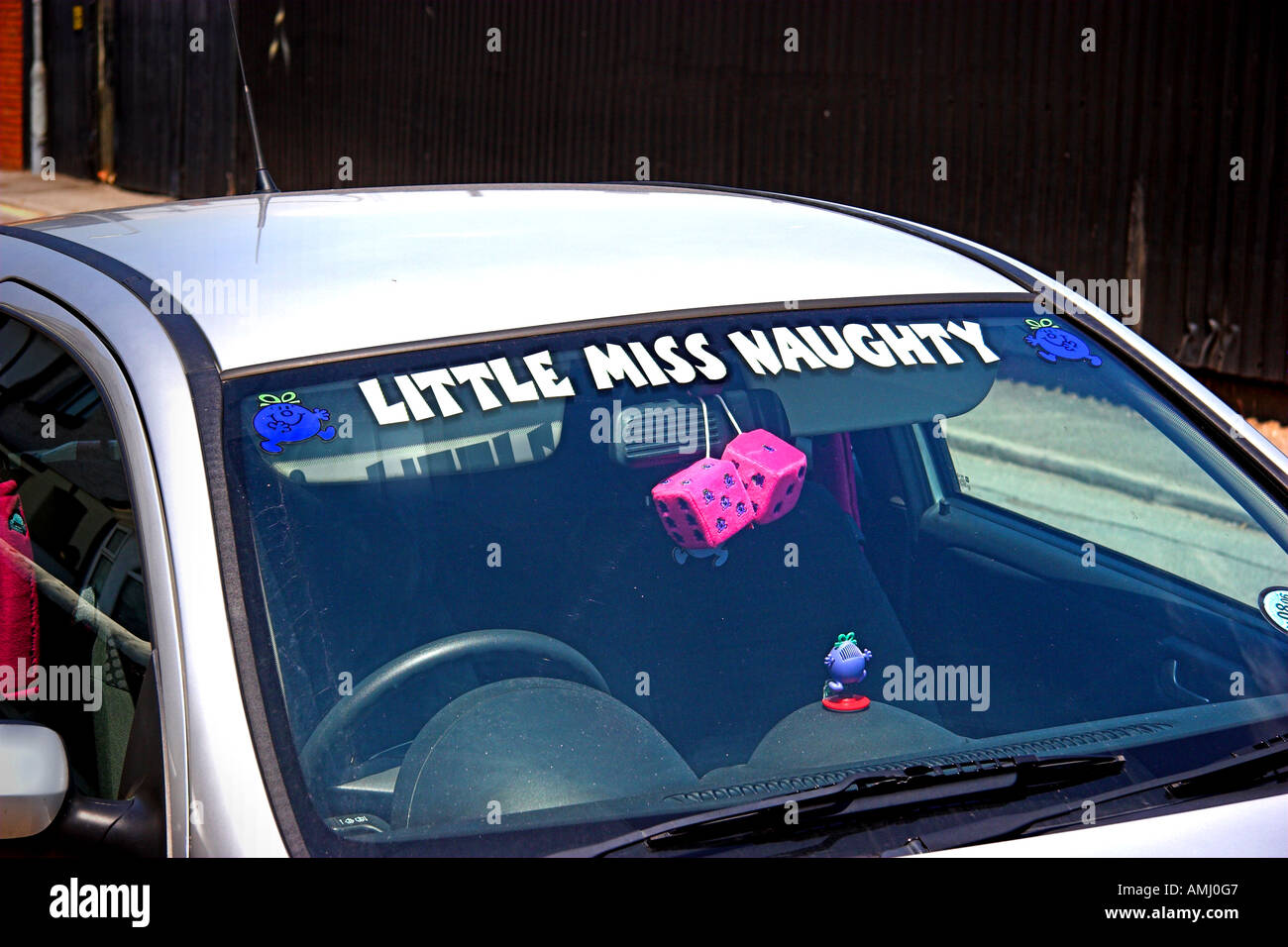 Decorated Car Rodney Road Newport South East Wales Stock Photo Alamy